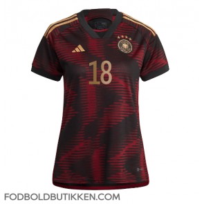 Tyskland Jonas Hofmann #18 Udebanetrøje Dame VM 2022 Kortærmet